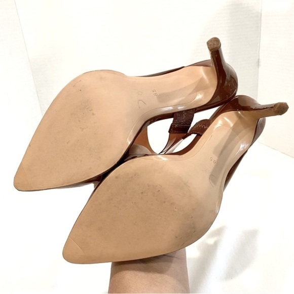 BCBGeneration Brown Heels in Transparent Vinyl Women’s Size 8.5 - Picture 10 of 13
